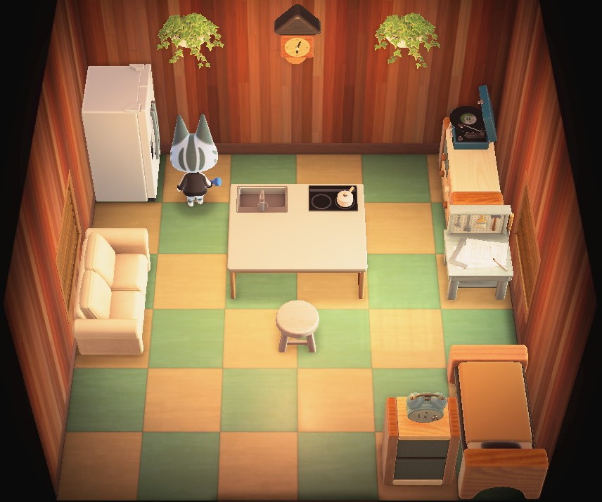 Interior of Lolly's house in Animal Crossing: New Horizons