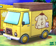 Exterior of Marty's RV in Animal Crossing: New Leaf