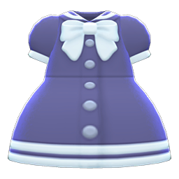 Sailor-Collar Dress (Navy Blue) NH Icon.png