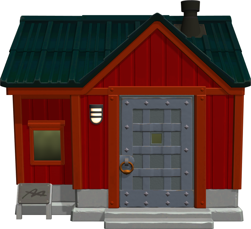 Exterior of Biff's house in Animal Crossing: New Horizons