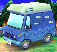 Exterior of Chip's RV in Animal Crossing: New Leaf