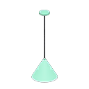 Simple shaded lamp's Green variant