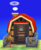 Exterior of Julia's house in Animal Crossing: New Leaf