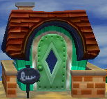 Exterior of Opal's house in Animal Crossing: New Leaf