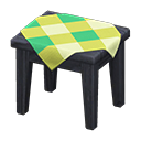 Wooden Mini Table (Black - Green) NH Icon.png
