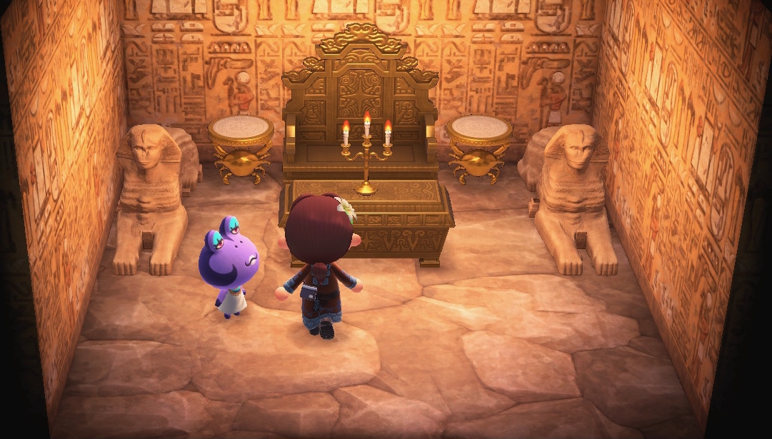 Interior of Diva's house in Animal Crossing: New Horizons