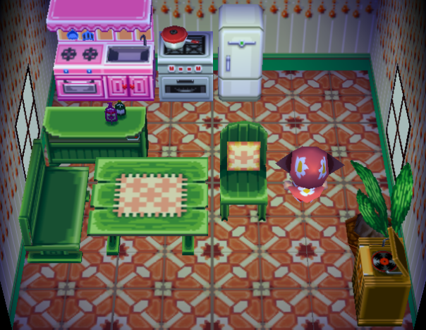 Flossie's house interior