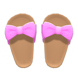 Ribbon Sandals (Pink) NH Icon.png