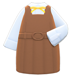 Box-skirt uniform's Brown variant