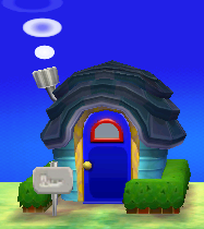 Exterior of Axel's house in Animal Crossing: New Leaf