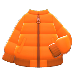 Down Jacket (Orange) NH Icon.png