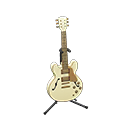 Electric guitar's Chic white variant