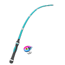 Fish Fishing Rod (Light Blue) NH Icon.png