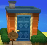 Exterior of Mallary's house in Animal Crossing: New Leaf