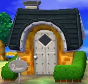Exterior of Walker's house in Animal Crossing: New Leaf