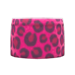 Leopard miniskirt's Pink variant