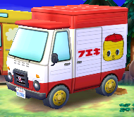 Exterior of Holden's RV in Animal Crossing: New Leaf