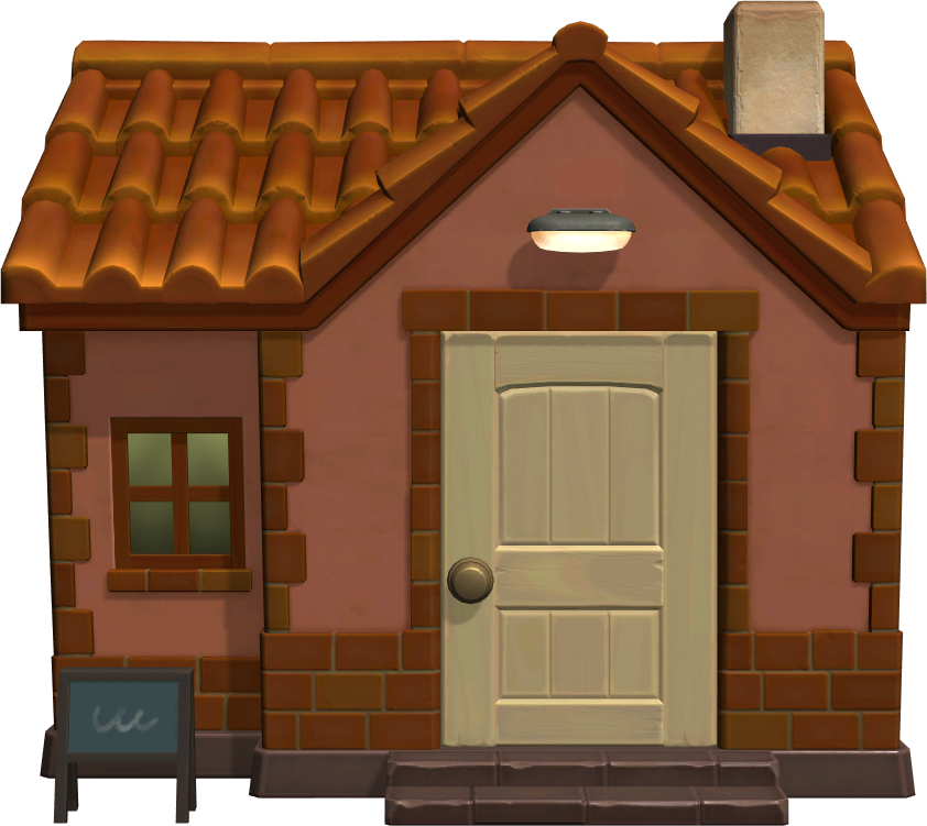 Exterior of Truffles's house in Animal Crossing: New Horizons