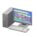Desktop Computer (Silver - Digital Audio Workstation) NH Icon.png