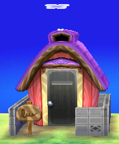 Exterior of Renée's house in Animal Crossing: New Leaf