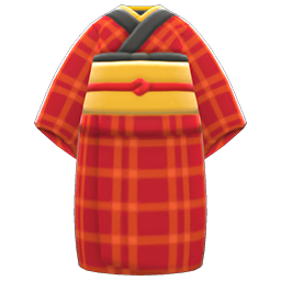 Old commoner's kimono