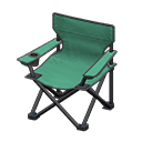 Outdoor folding chair's Black variant