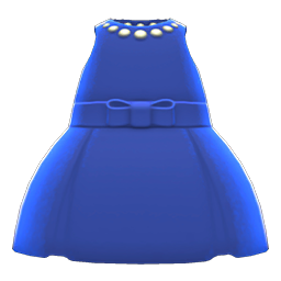 Satin Dress (Blue) NH Icon.png