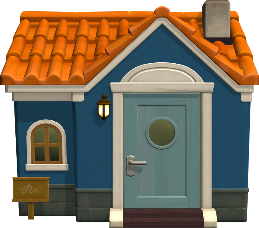 Exterior of Poncho's house in Animal Crossing: New Horizons
