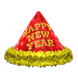 New Year's Hat (Red) NH Icon.png