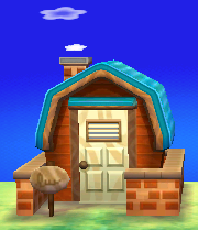 Exterior of Poppy's house in Animal Crossing: New Leaf