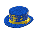 New Year's Silk Hat (Blue) NH Storage Icon.png