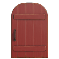 Red Rustic Door (Round) NH Icon.png