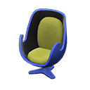 Artsy Chair (Blue - Moss Green) NH Icon.png