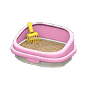 Kitty litter box's Pink variant