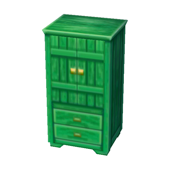 Green wardrobe