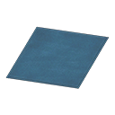 Simple medium blue mat