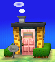 Exterior of Eunice's house in Animal Crossing: New Leaf