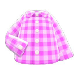 Gingham Picnic Shirt (Pink) NH Icon.png