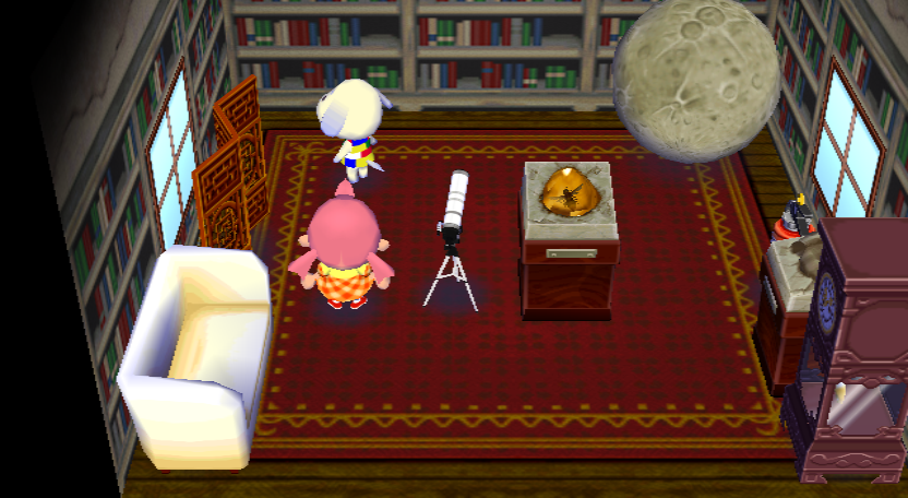 Interior of Daisy's house in Animal Crossing: City Folk