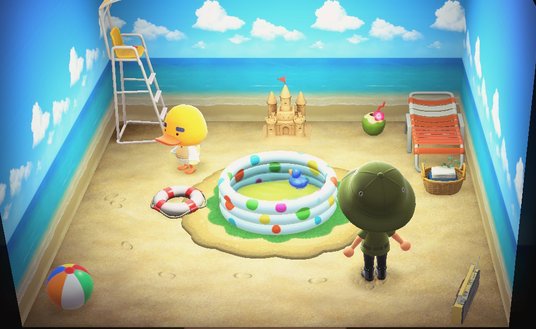 Interior of Joey's house in Animal Crossing: New Horizons