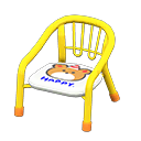 Baby Chair (Yellow - Bear) NH Icon.png