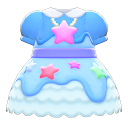 Dreamy Dress (Blue) NH Icon.png