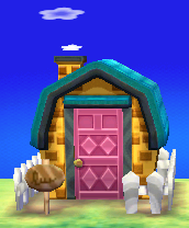 Exterior of Alice's house in Animal Crossing: New Leaf