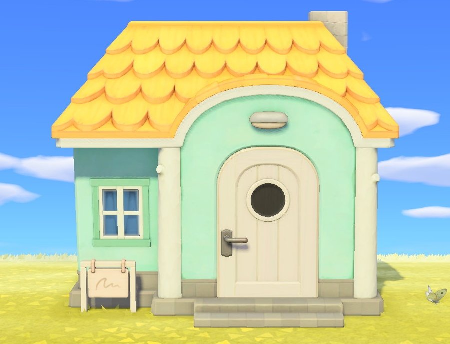 Exterior of Sasha's house in Animal Crossing: New Horizons