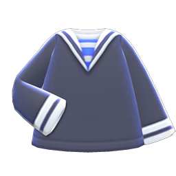 Sailor-Style Shirt (Navy Blue) NH Icon.png