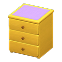 Simple Small Dresser (Yellow - Purple) NH Icon.png