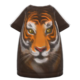 Tiger-Face Tee Dress