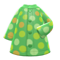 Dotted raincoat (Green)