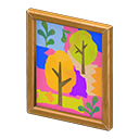 Framed Poster (Brown - Trees) NH Icon.png