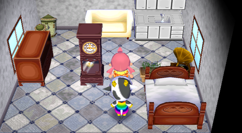 Interior of Tipper's house in Animal Crossing: City Folk